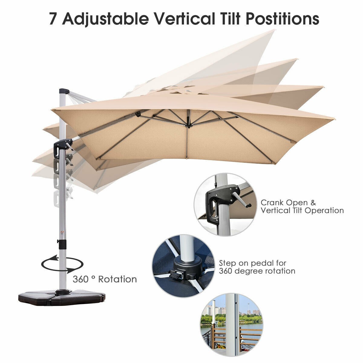 Outdoor Umbrella Is Your Good Life Partner > GVM-US Furniture